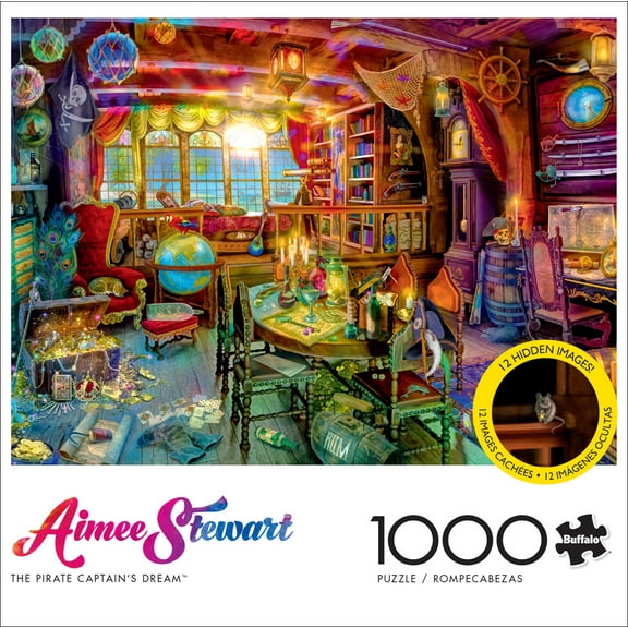 Buffalo Games Aimee Stewart The Pirate Captain's Dream 1000 Pieces Jigsaw Puzzle