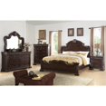 thumbnail image 2 of Best Master Furniture Africa 29" 2 Drawer Solid Wood Nightstand in Cherry, 2 of 2