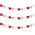 thumbnail image 3 of ERTZAE Banner For Valentines Day,10Ft Red Red White Heart Garland For Valentine'S Day Front Door And Entryway Decor,Hanging Heart Banner Decor,Valentine Garland For Home Office And Party Use,Durable, 3 of 8