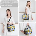 thumbnail image 6 of OBREWU Blue Lemon Women's Insulated Leakproof Large Lunch Bag, Oxford Cloth, 6 of 7