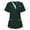 Green, variant on FAFWYP Plus Size Scrubs for Women,Womens Professionals Scrubs Tops Nurse Summer Short Sleeve V Neck Workwear Heart Print Working Uniform Blouse Medical Scrubs With Pockets