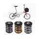 thumbnail image 2 of Accesorios de suspensión trasera para bicicleta plegable Eje de titanio Resorte de acero inoxidable Plata, Plata, 2 of 5