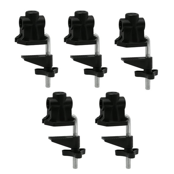 HEMLBOYW 5Pcs Replacement Desk Clamp Desktop Lamp Clamp Metal Mounting Table Clamp C Clamp for Desk Lamp Microphone