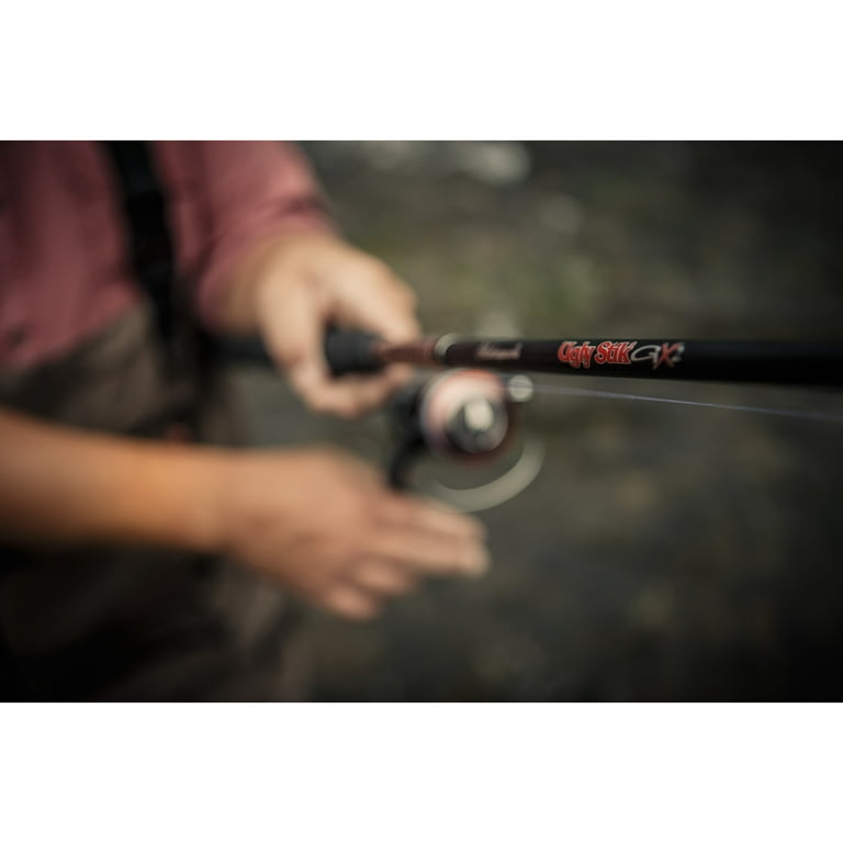 Ugly Stik 6' GX2 Spincast Fishing Rod and Reel Spinning Combo