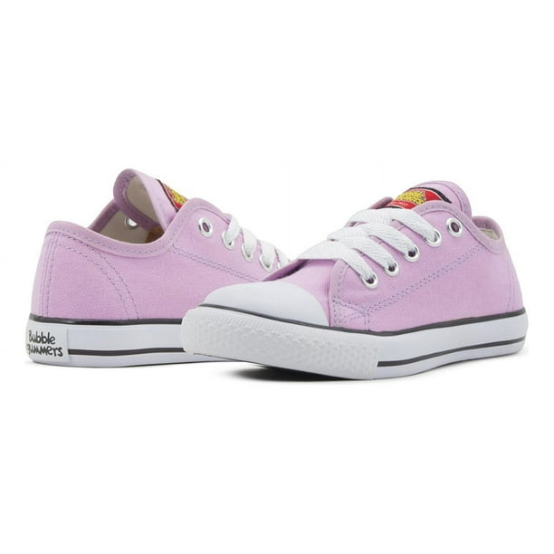 Tenis Bubble Gummers Harry Blanco 21 Choclo Lona Agujeta lavanda