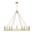 thumbnail image 7 of Z-Lite Dennison 12 Light Chandelier in Signature Brass color, Steel frame, 7 of 7