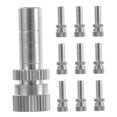 thumbnail image 3 of OUNONA 10 Pcs Atomizing Nozzle Mister Nozzle 2.80X1.00X1.00CM Silver, 3 of 7