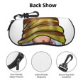 thumbnail image 3 of Sikiie Fishing Gnome Fisherman Sunglasses Soft Case Neoprene Zipper Eyeglass Case, Zipper Portable Spectacle Cases for Men Women, 3 of 6