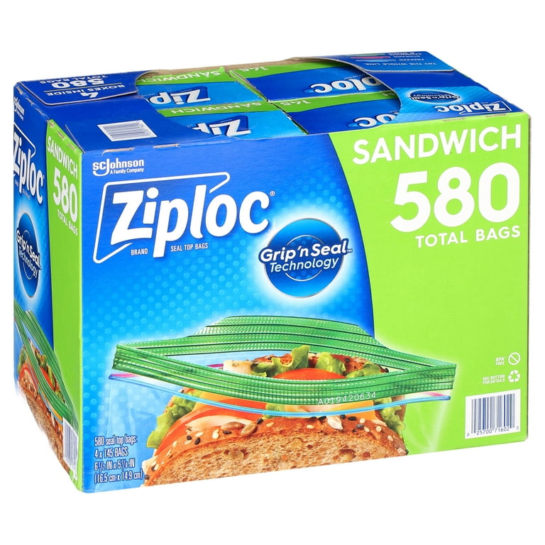 Ziploc® Brand Sandwich Bags, 90 Count 