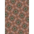 thumbnail image 1 of Ahgly Company Indoor Rectangle Patterned Light Copper Gold Novelty Area Rugs, Swatch Sample, 1 of 6