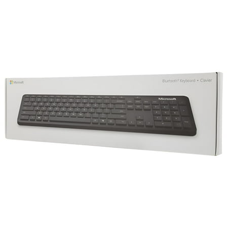 Microsoft - Full-size Wireless Bluetooth Keyboard - Black