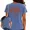 C-Blue, variant on UNISHE Womens Scripture Graphic Tees Vintage Wash T-Shirts Relaxed Fit Short Sleeve Religious Streetwear Tops Blue, 2XL