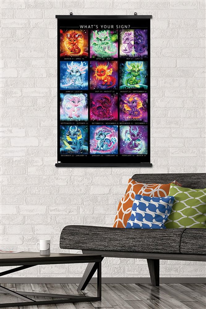 Sheena Pike - The Zodiacs Lil Dragonz Wall Poster, 22.375" x 34"