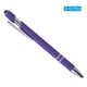 thumbnail image 3 of Bolígrafo Uxcell con punta de stylus, bolígrafo de metal, tinta negra, punta media de 1.0 mm, estilo 1, paquete de 12 en color púrpura, 3 of 6