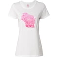 thumbnail image 3 of Inktastic Wisconsin Silhouette Mandala Women's T-Shirt, 3 of 5