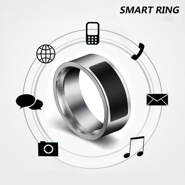 NFC Ring,Smart Ring Android,NFC Multifunction Smart Rings Magic Wearable  Device Universal for Mobile Phone(Size 9) (size11)