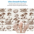 thumbnail image 4 of Aesthetics Mushroom Mouse Pad Extended Large Gaming Mousepad XL Big Long Oversized Desk Mat Stitched Edges 31.5 X 11.8 Inch for Home Office, 4 of 6