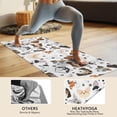 thumbnail image 4 of Dachshund Dog Boston Terrier Dog Hot Yoga Mat Towel Non Slip for Hot Yoga - Quick-Drying Yoga Mat Cover with 4 Corner Pockets with Travel Bag - Hot Yoga Towel Non Slip 74"x26", 4 of 6