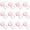 Light Pink, variant on Furry Hair Elastic Bands Faux Pompom Hair Ties Scrunchies for Women, Rubber Band with 5cm Ball Ponytail Holder Accessories Pack of 12 count (Light )