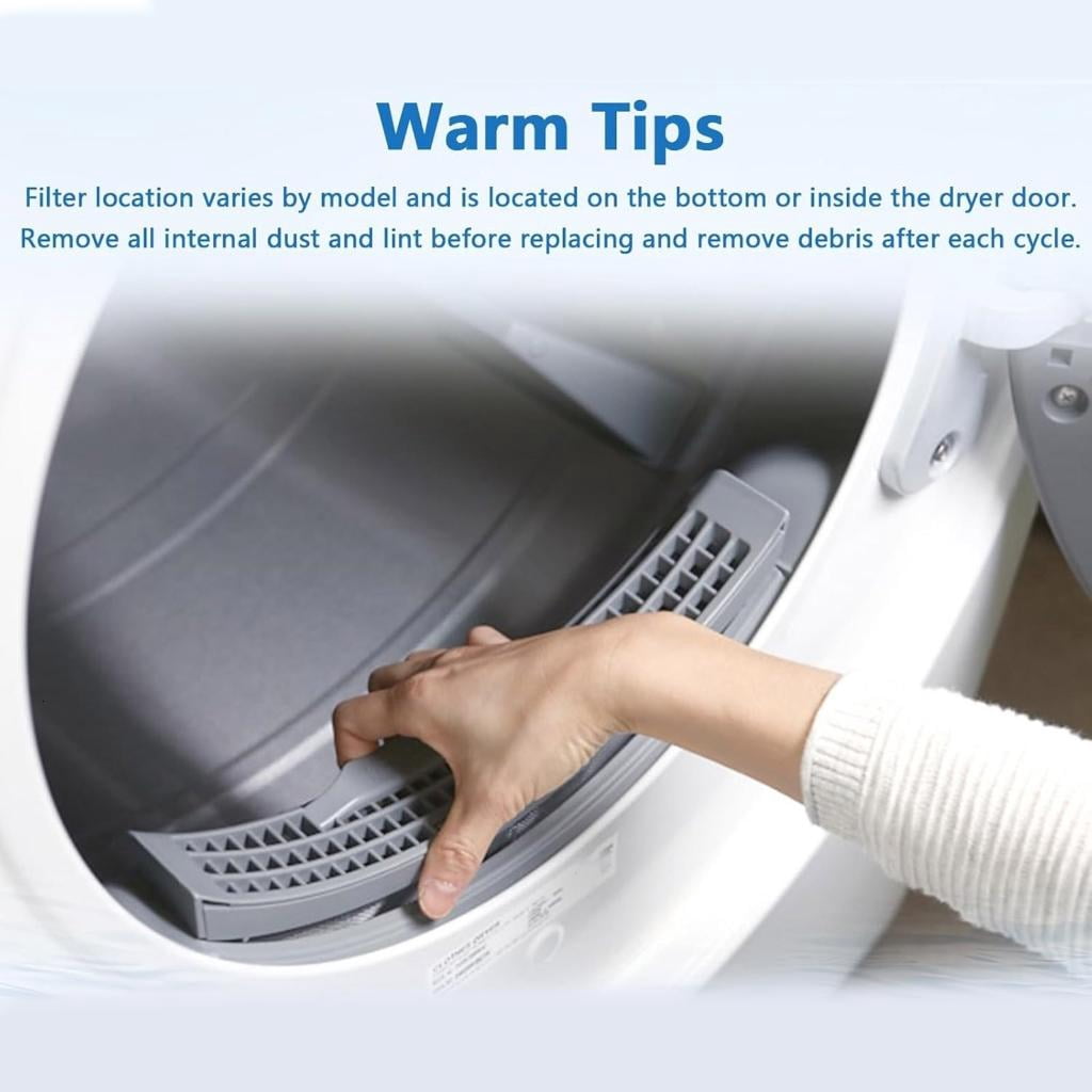 Youthyao WE16X32537 WE16X29597 AP7205579 Upgraded Clothes Dryer Lint Filter Replacement