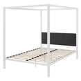 thumbnail image 3 of Modern Contemporary Urban Design Bedroom Queen Size Platform Bed Frame, Metal Steel, Multi Grey Gray, 3 of 5