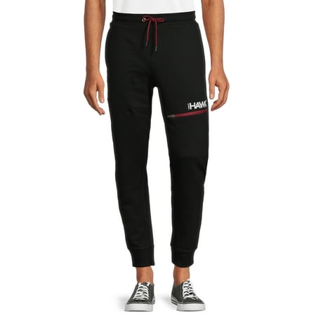 Tony Hawk Men's Hawk Logo Fleece Jogger Sweatpants with Cargo Pocket, Sizes S-XL