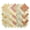 Brown, variant on iMzoon 84Pcs Pink Precut Fabric 5" Squares with Wavy Edges | Cotton Fat Quarters for Quilting & Sewing, DIY Craft Supplies and Color Analysis Swatches - Pink
