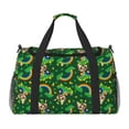 thumbnail image 1 of Balery Cat St Patrick's day Bolsa de Gimnasio para Mujeres, Bolsa de Viaje con Bolsillo Húmedo, Bolsa de Fin de Semana para Mujeres, Bolsa de Viaje Resistente al Agua, 1 of 7