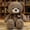 B, variant on Large Brown Teddy Bear with Love Heart, Soft Rose Fur Stuffed Animal, Romantic Gift for Her