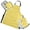 Banana Slices, variant on Rainbows on Cloud 5 Pcs Kitchen Set Heat Resistant Oven Mitts and Non-Slip Pot Holders with Adjustable Cooking Apron