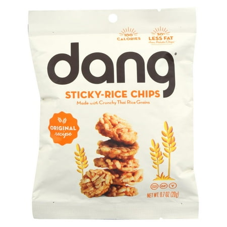 (24 pack) Dang - Sticky Rice Chips - Original Recipe - Case Of 24 - .7 Oz.