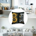 thumbnail image 5 of nygtbtfer Yellow White on Black Outdoor Pillow Covers Set of 2,Decorative Throw Pillow Case, Linen Soft Cozy Cushion Pillowcases, 5 of 7