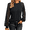 Black, variant on Charmish Women's Knit Tops Dressy Business Casual Blouses Lace Long Sleeve Work Shirts Fall Clothes