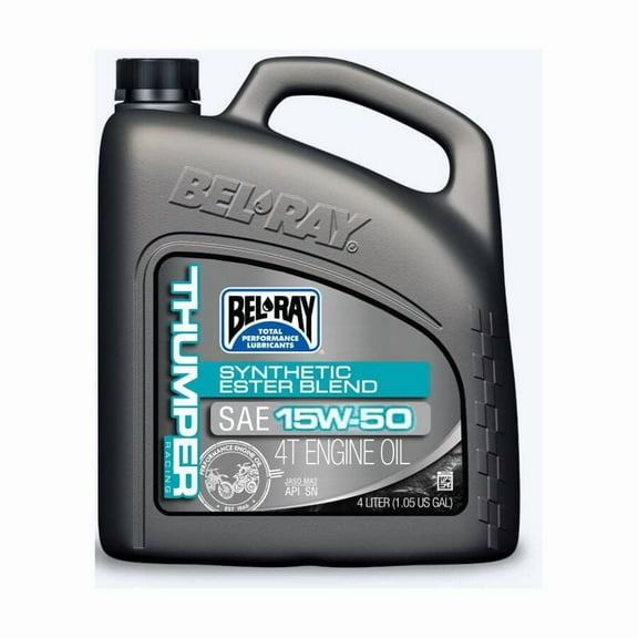 Bel-Ray Thumper Synthetic Blend 4T Oil - 15W-50 - 4L 99530-B4Lw