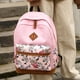 thumbnail image 3 of onlyliua Liquidación Conjunto de Tres Piezas Mochila de Ocio, Mochila de Estudiante de Gran Capacidad, Mochila Floral, Mochila para Niña Adecuada para La Escuela, Viajes y Salidas, 3 of 6