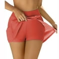 thumbnail image 6 of Attraco Women Swim Skirts High Waist Bathing Suit Bottoms Tummy Control Split Swimsuit Skirt Built in Swim Shorts, 6 of 8