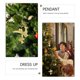 thumbnail image 3 of 8pcs encantadora fiesta de Navidad alk campana colgante fiesta de navidad decoración colgante, 3 of 5