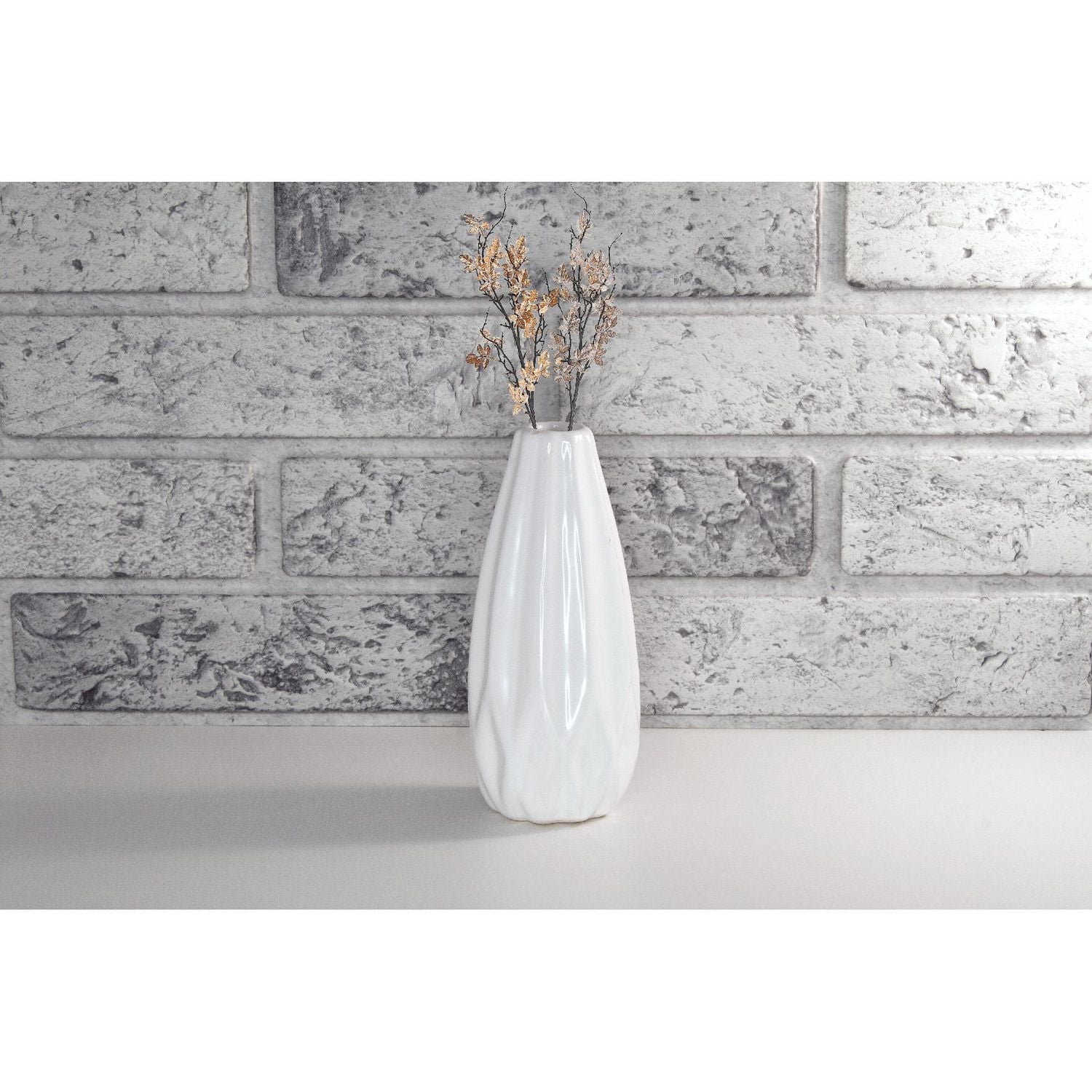 Christmas Shiny Leaves Spray - Set of 6