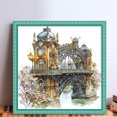 thumbnail image 2 of Bordado Eco-Cotton Thread 11CT PANTCH CROSS STREET PARIS IMPRESORES 50X50CM, 2 of 9