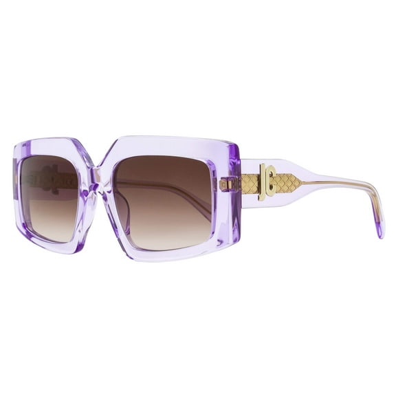 Just Cavalli Transparent Butterfly Sunglasses SJC020K 06SC Violet 54mm