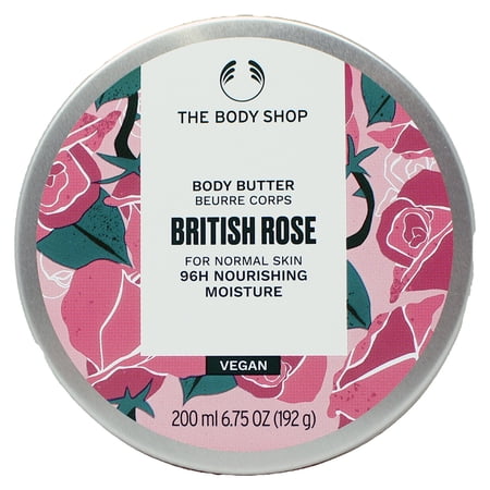 並行輸入品 ザ・ボディショップ THE BODY SHOP ボディバター ブリティッシュローズ 200ml 【あすつく】