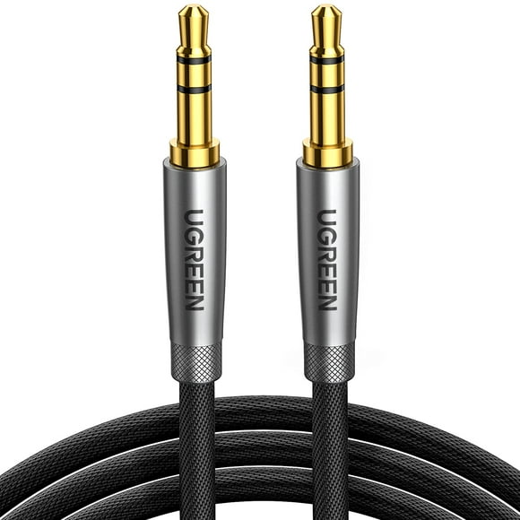 Cable de audio UGREEN de 3,5 mm, trenzado de nailon macho a macho, 1,8 m