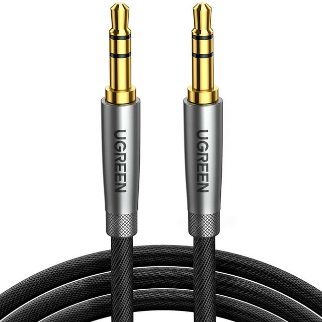 Cable de audio UGREEN de 3,5 mm trenzado de nailon macho a macho, 5 m