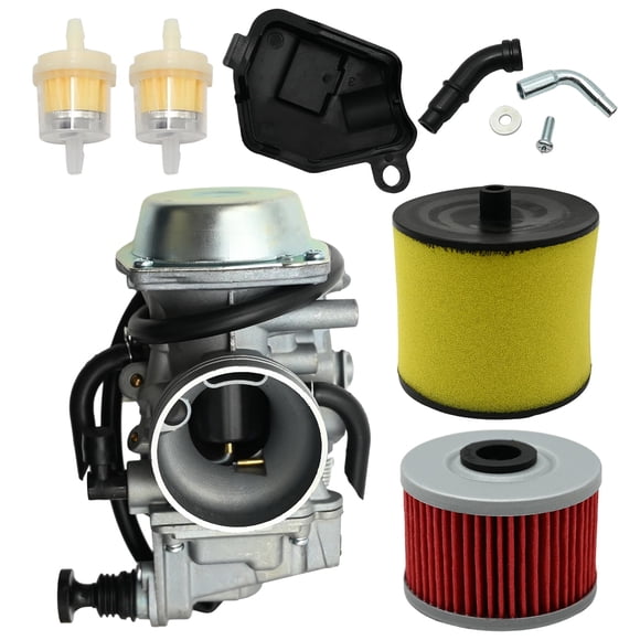 Anxingo Carburetor with Oil Filter Air Filter Replacement for Honda TRX300 FOURTRAX 1988-2000 Replacement for Honda TRX300 FW FOURTRAX 1988
