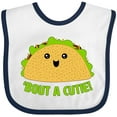 thumbnail image 3 of Inktastic Taco Bout a Cutie Cute Taco Pun Boys or Girls Baby Bib, 3 of 4