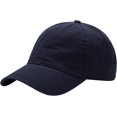 thumbnail image 1 of Plain Washed Baseball Cap - Retro Adjustable Cotton Hat, Vintage Structured Golf Dad Cap for Men Women, 1 of 6