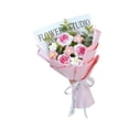 thumbnail image 4 of Guirnalda de flores artificiales tejidas a crochet, ramo de flores preservadas, regalo para esposa Rosa, 4 of 9