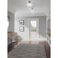 thumbnail image 4 of Progress Lighting Laird 2-Light Semi-Flush Mount Ceiling Light, Brushed Nickel, Glass Shade, 4 of 5