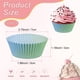 thumbnail image 3 of Uxcell 100-Pack Moldes de Papel para Cupcakes Estándar para Hornear, Envolturas Resistentes a la Grasa para Boda/Cumpleaños/Fiestas/ Navidad [Degradado azul-verde], 3 of 6