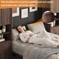 thumbnail image 4 of Rophefx Queen Murphy Bed, with Storage Shelves, Wall Bed Cabinet, Foldable Platform Beds, Hidden Bedframe for Bedroom, Guest Room,Walnut, 4 of 10